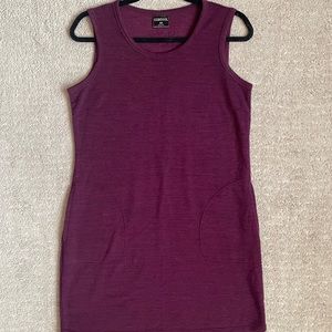 Basic Maroon Dress with Pockets